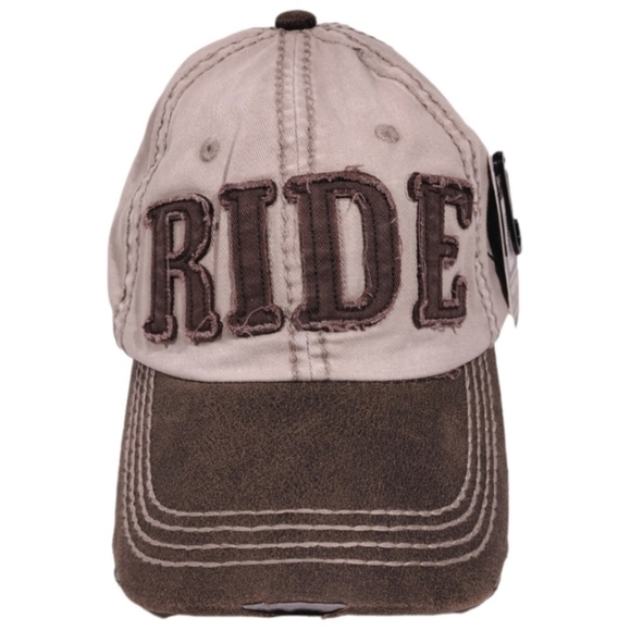 RIDE Distressed Cap NWT - Picture 1 of 2